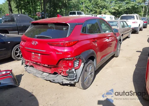 2021 Hyundai Kona Electric Ultimate z USA, uszkodzony, nr VIN KM8K53AG7MU112196